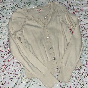Cat & Jack Cream Cardigan